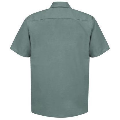 Men's Short Sleeve Industrial Work Shirt - SP24 - Light Green