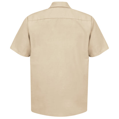 Men's Short Sleeve Industrial Work Shirt - SP24 - Light Tan