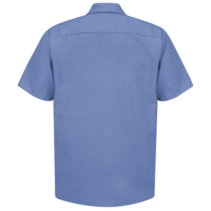 Men's Short Sleeve Industrial Work Shirt - SP24 - Petrol Blue