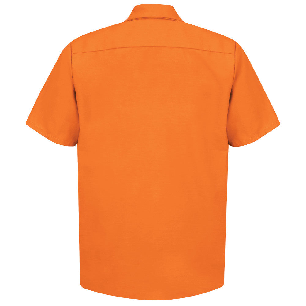 Men's Short Sleeve Industrial Work Shirt - SP24 - Orange