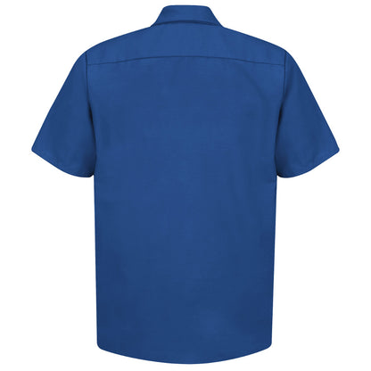 Men's Short Sleeve Industrial Work Shirt - SP24 - Royal Blue