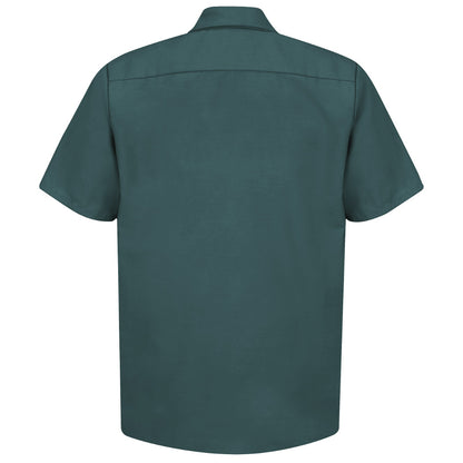 Men's Short Sleeve Industrial Work Shirt - SP24 - Spruce Green