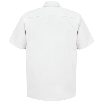 Men's Short Sleeve Industrial Work Shirt - SP24 - White