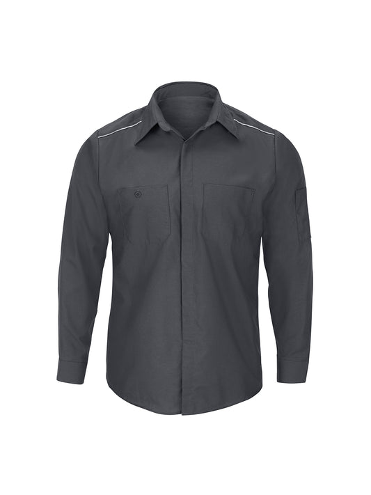 Men's Long Sleeve Pro Airflow Work Shirt - SP3A - Charcoal