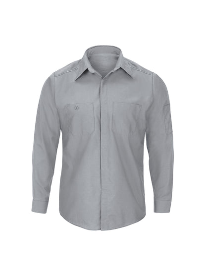 Men's Long Sleeve Pro Airflow Work Shirt - SP3A - Grey