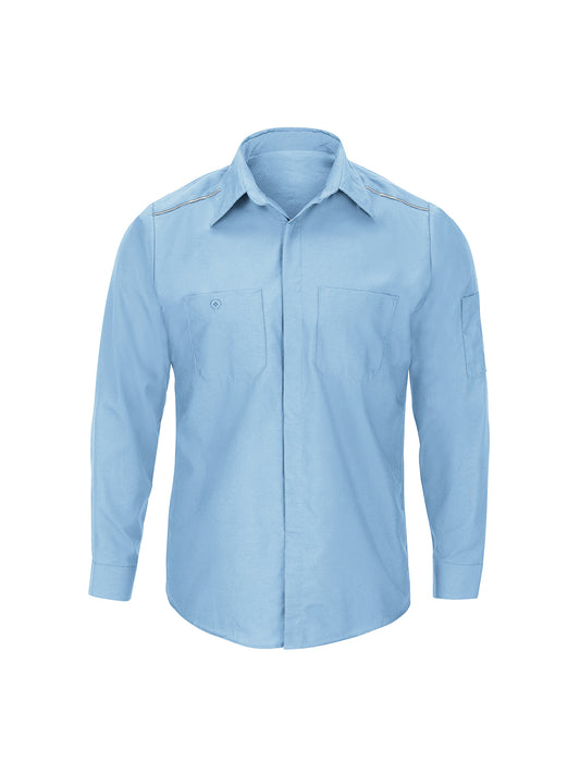 Men's Long Sleeve Pro Airflow Work Shirt - SP3A - Light Blue