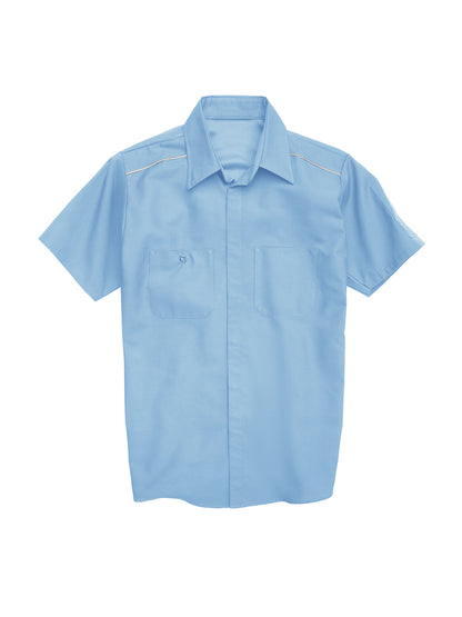 Men's Short Sleeve Pro Airflow Work Shirt - SP4A - Light Blue