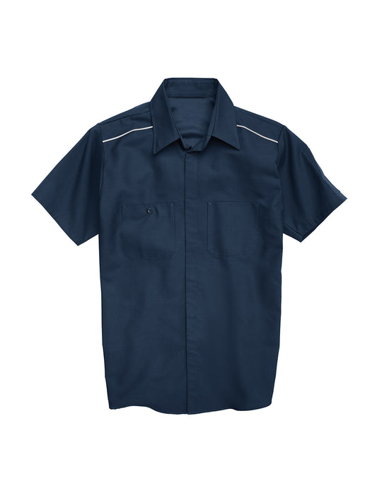 Men's Short Sleeve Pro Airflow Work Shirt - SP4A - Navy