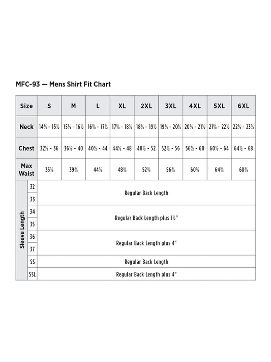 SIZECHART
