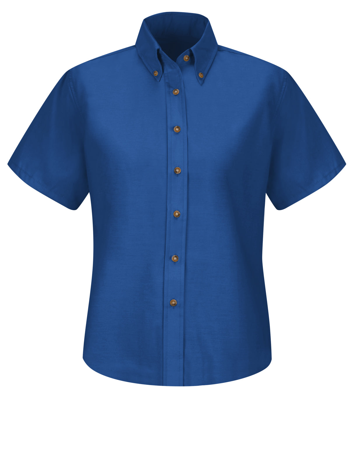 Women's Short Sleeve Poplin Dress Shirt - SP81 - Royal Blue