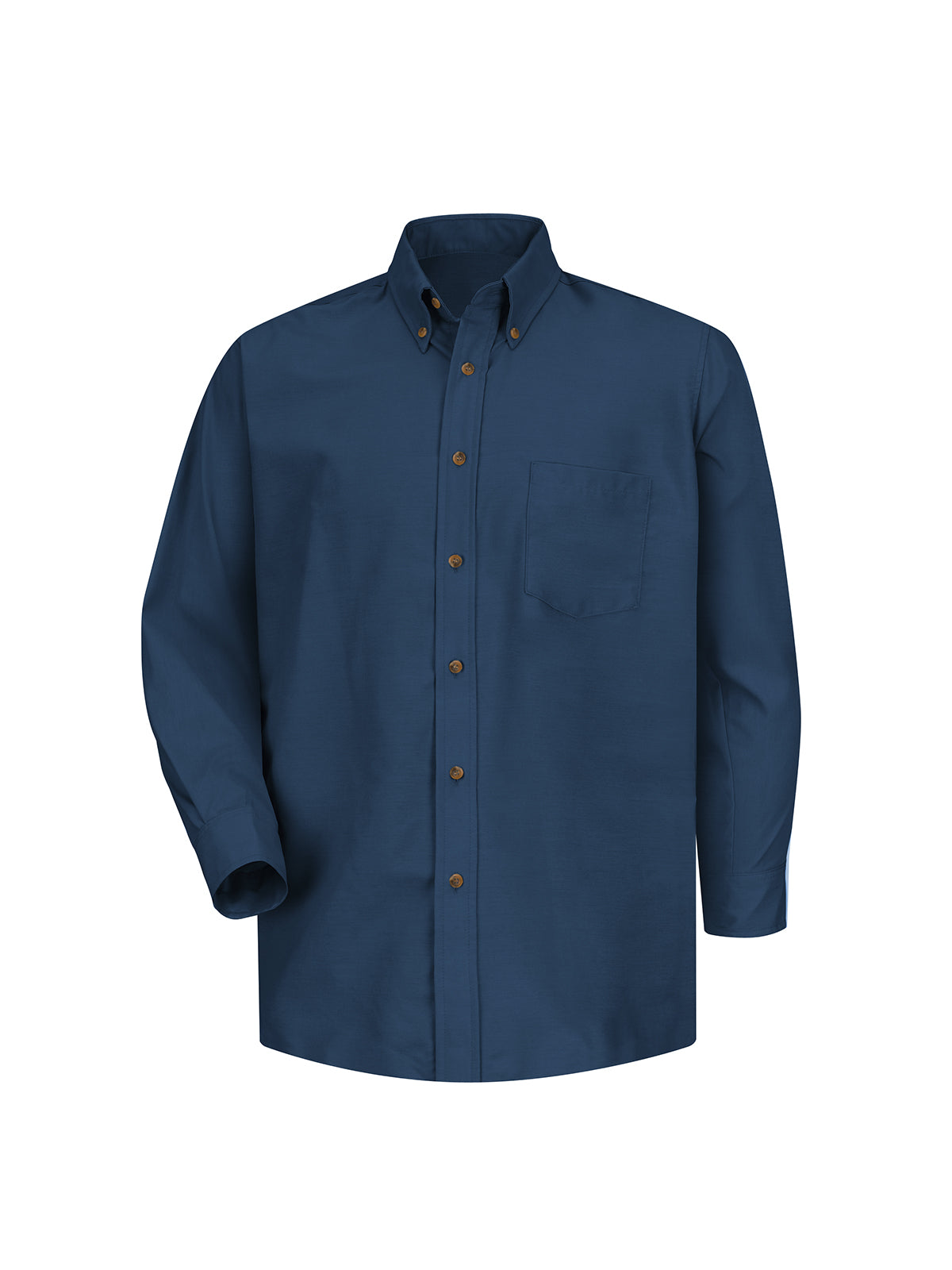 Men's Long Sleeve Button Down Poplin Shirt - SP90 - Navy