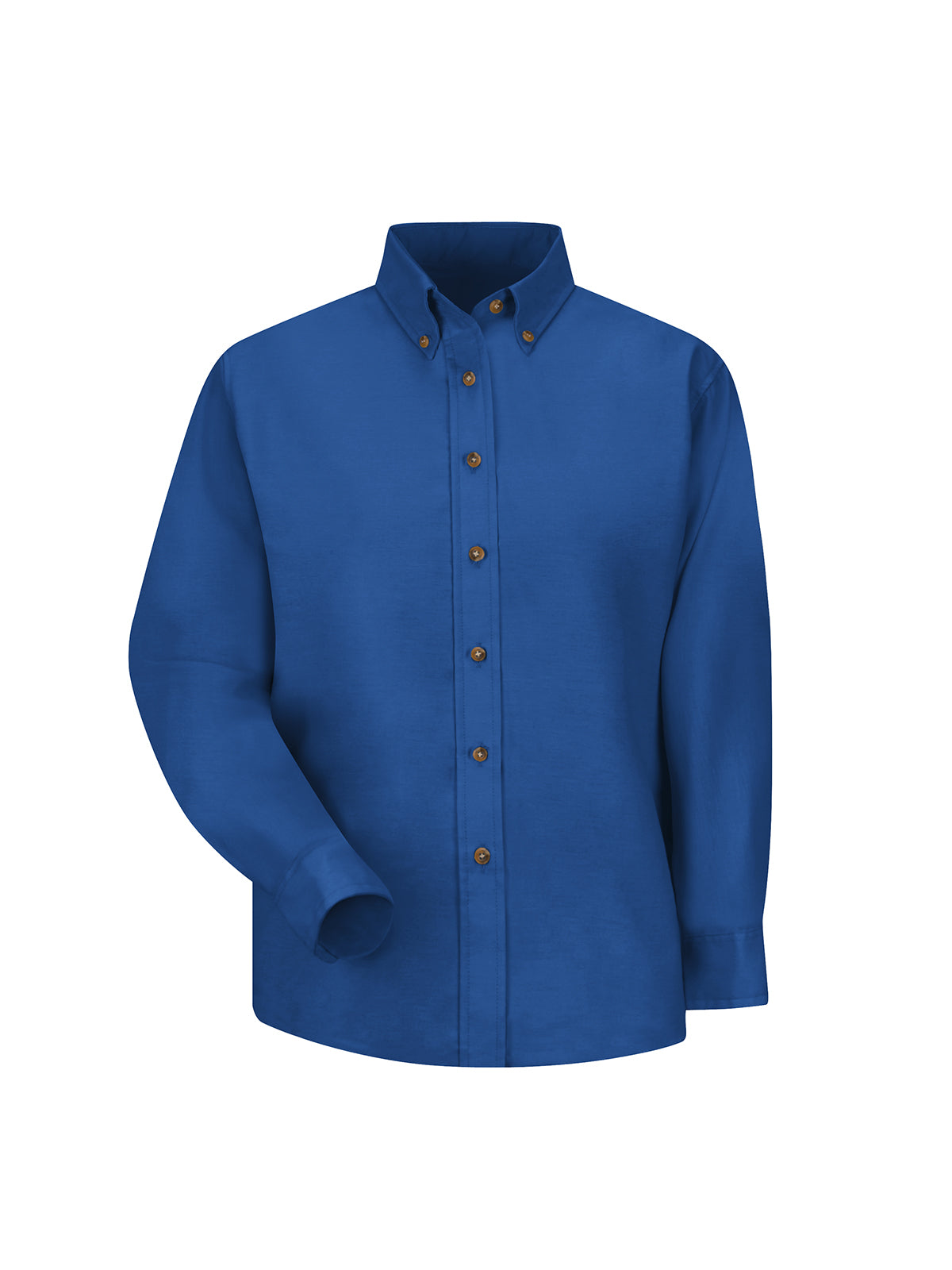 Women's Long Sleeve Button Down Dress Shirt - SP91 - Royal Blue