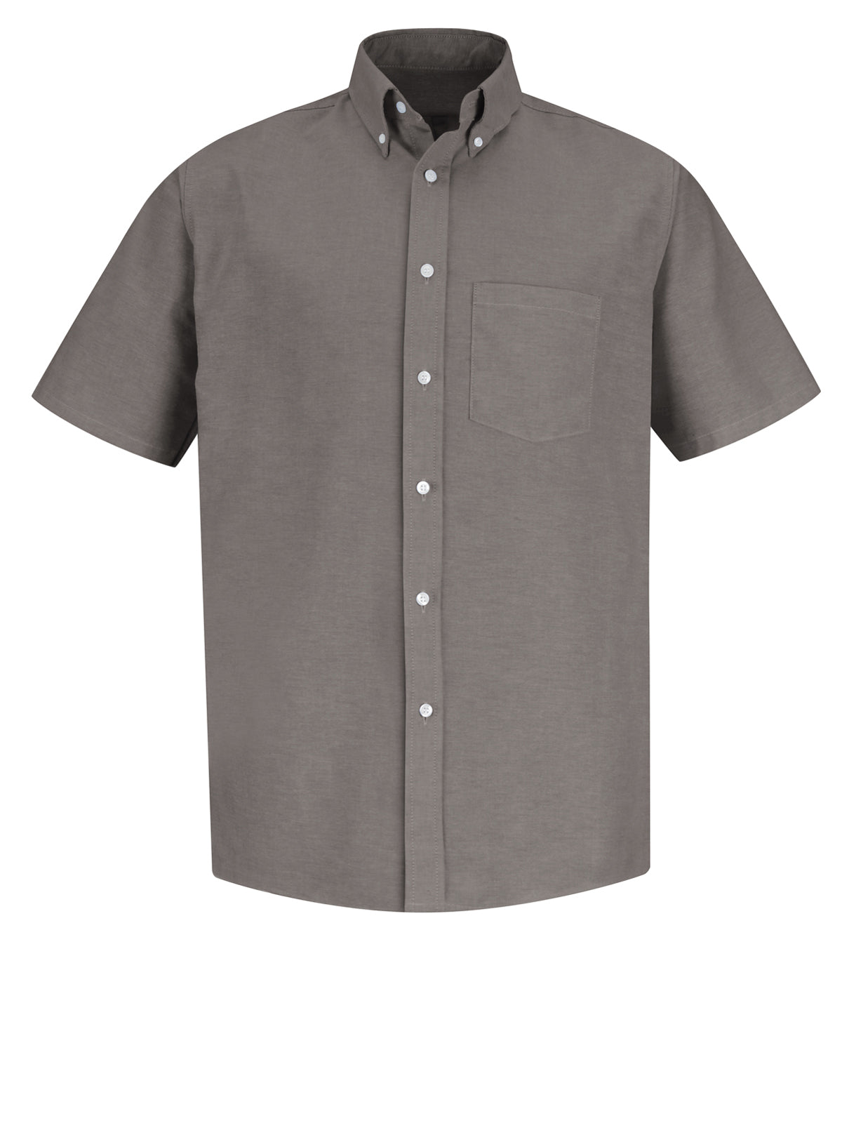 Men's Short Sleeve Executive Oxford Dress Shirt - SR60 - Grey