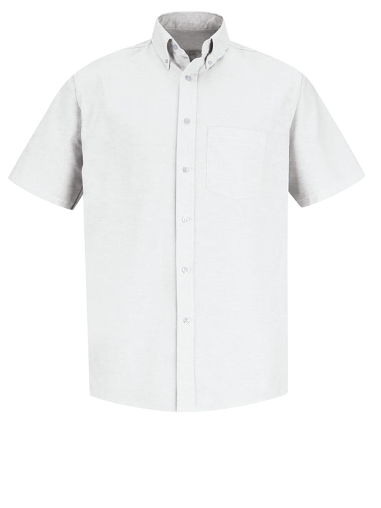 Men's Short Sleeve Executive Oxford Dress Shirt - SR60 - White