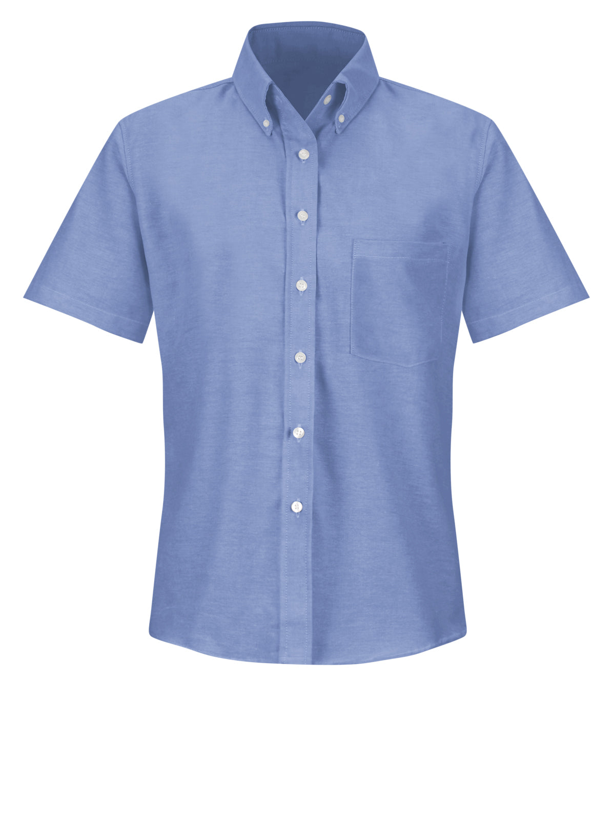 Women's Short Sleeve Executive Oxford Dress Shirt - SR61 - Light Blue