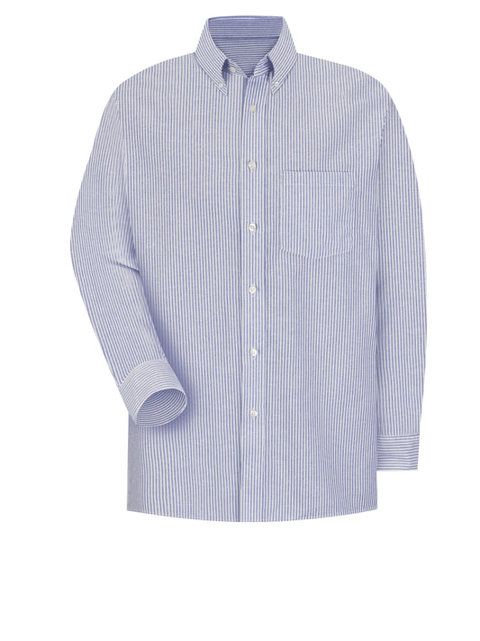 Men's Easy-Care Shirt - SR70 - Blue/White Stripe