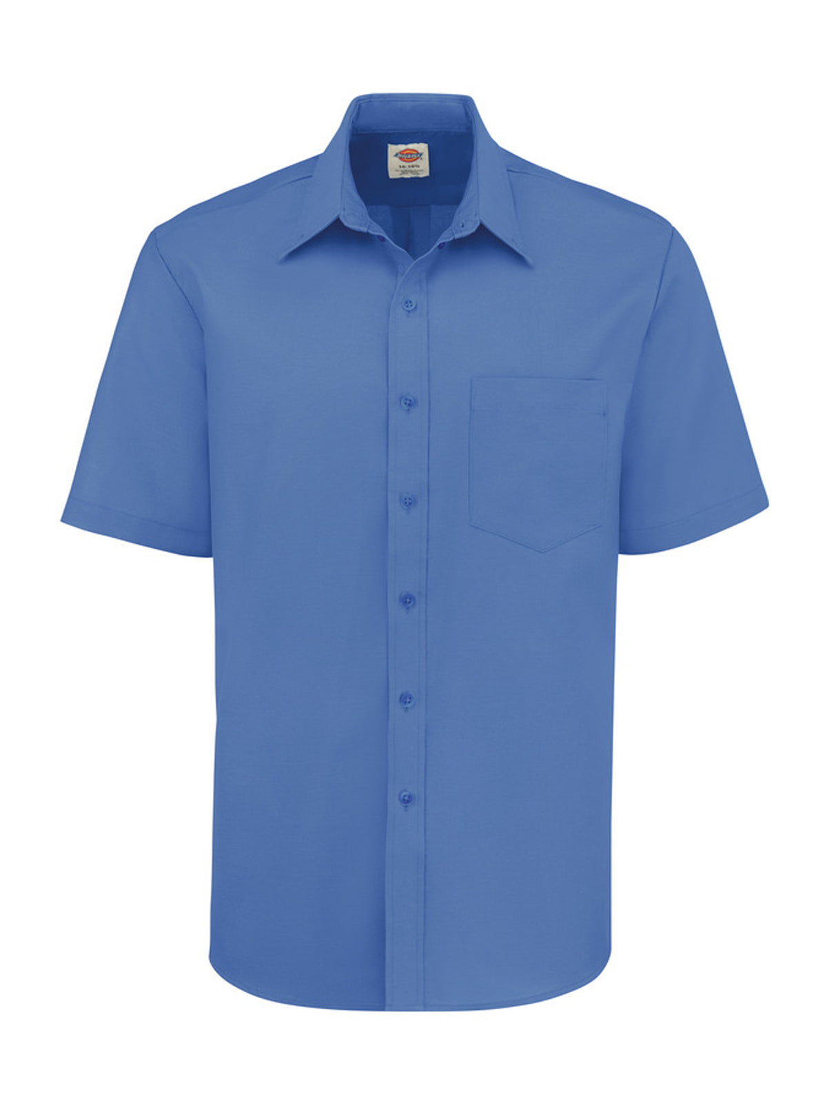 Men's Button-Down Oxford Short-Sleeve Shirt - SSS46 - French Blue