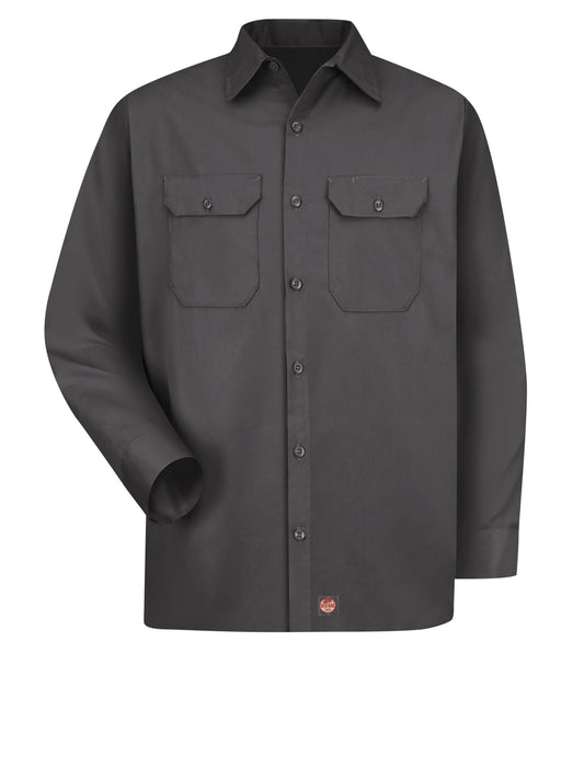 Men's Long Sleeve Utility Uniform Shirt - ST52 - Charcoal