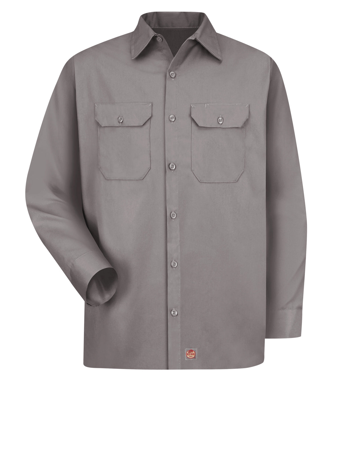 Men's Long Sleeve Utility Uniform Shirt - ST52 - Silver