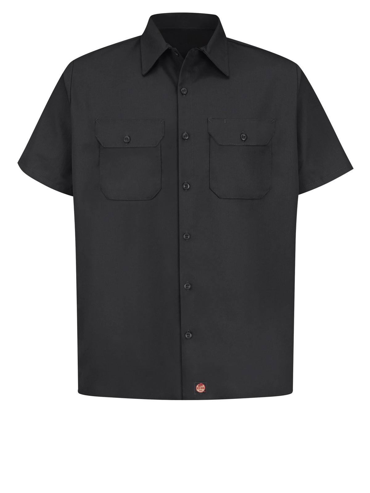 Men's Short Sleeve Utility Uniform Shirt - ST62 - Black