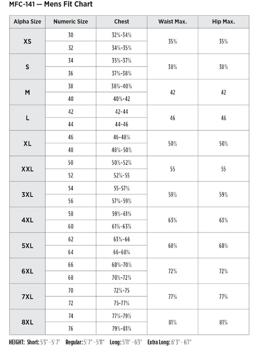 SIZECHART