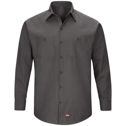 Men's Long Sleeve Mimix Work Shirt - SX10 - Charcoal