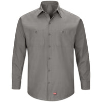 Men's Long Sleeve Mimix Work Shirt - SX10 - Grey