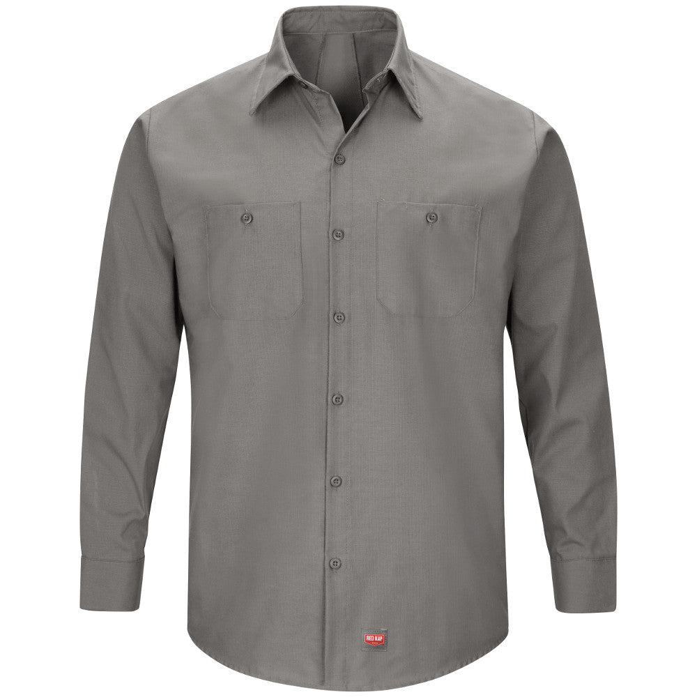 Men's Long Sleeve Mimix Work Shirt - SX10 - Grey