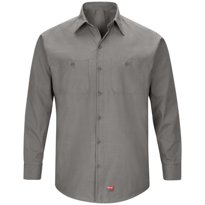 Men's Long Sleeve Mimix Work Shirt - SX10 - Grey