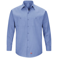 Men's Long Sleeve Mimix Work Shirt - SX10 - Light Blue
