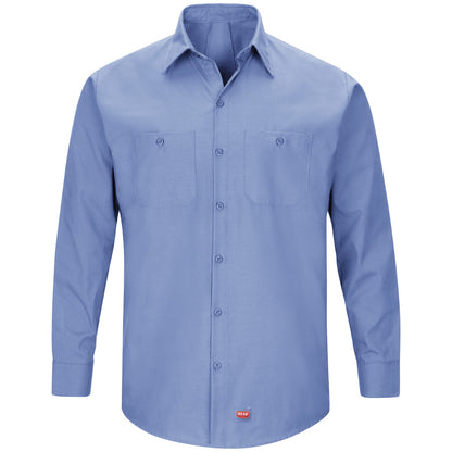 Men's Long Sleeve Mimix Work Shirt - SX10 - Light Blue