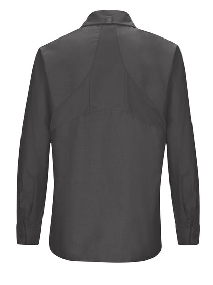 Women's Long Sleeve Work Shirt with Mimix - SX11 - Charcoal