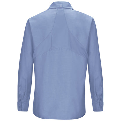 Women's Long Sleeve Work Shirt with Mimix - SX11 - Light Blue