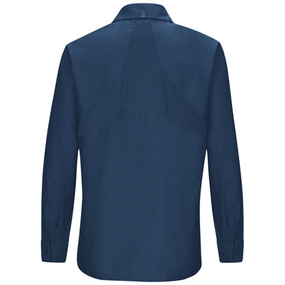 Women's Long Sleeve Work Shirt with Mimix - SX11 - Navy