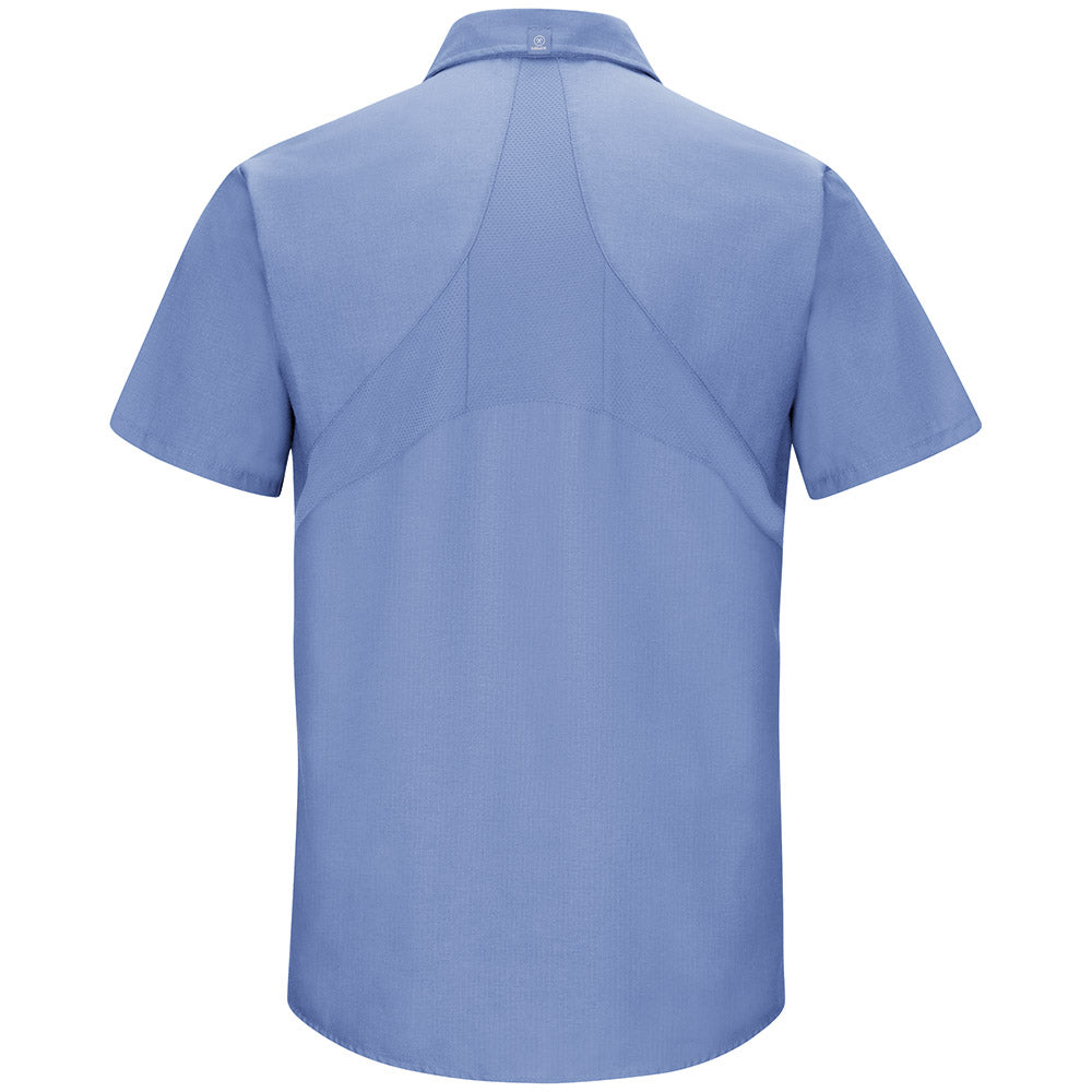 Men's Short-Sleeve MIMIX™ Work Shirt - SX20 - Light Blue