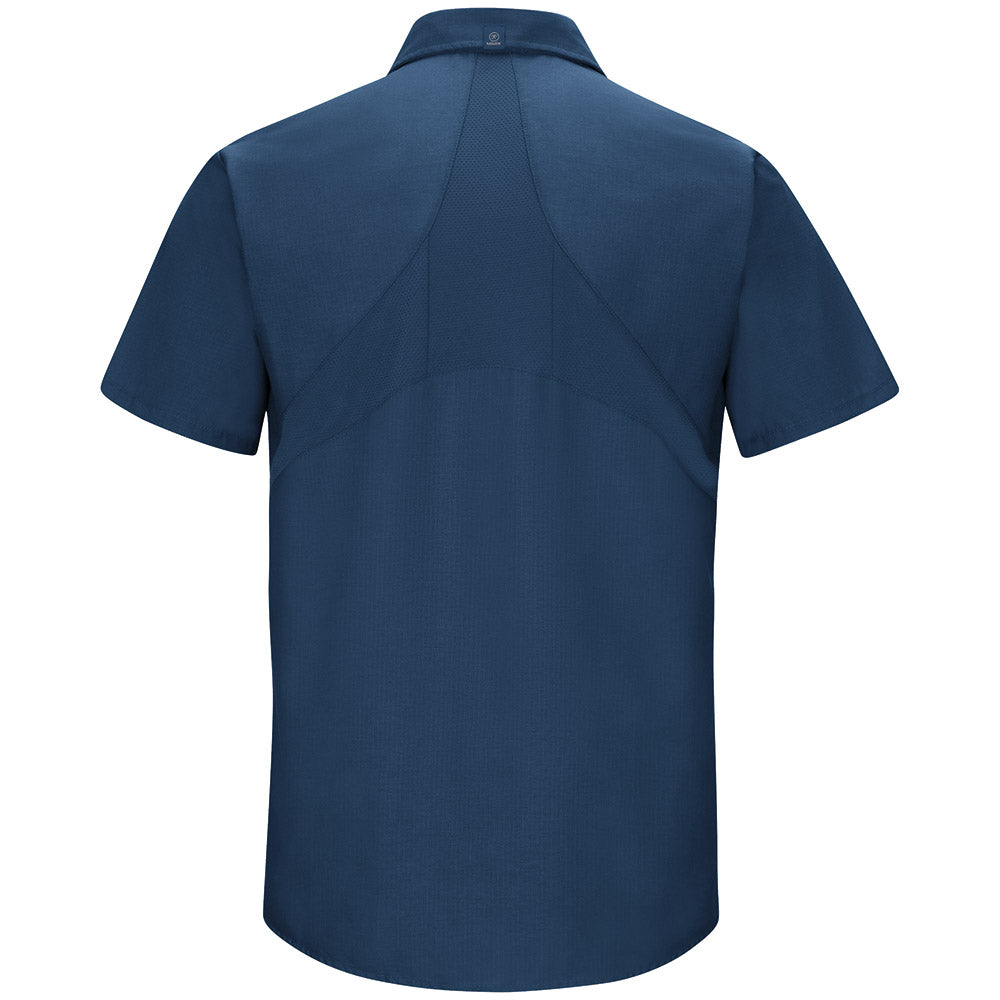 Men's Short-Sleeve MIMIX™ Work Shirt - SX20 - Navy