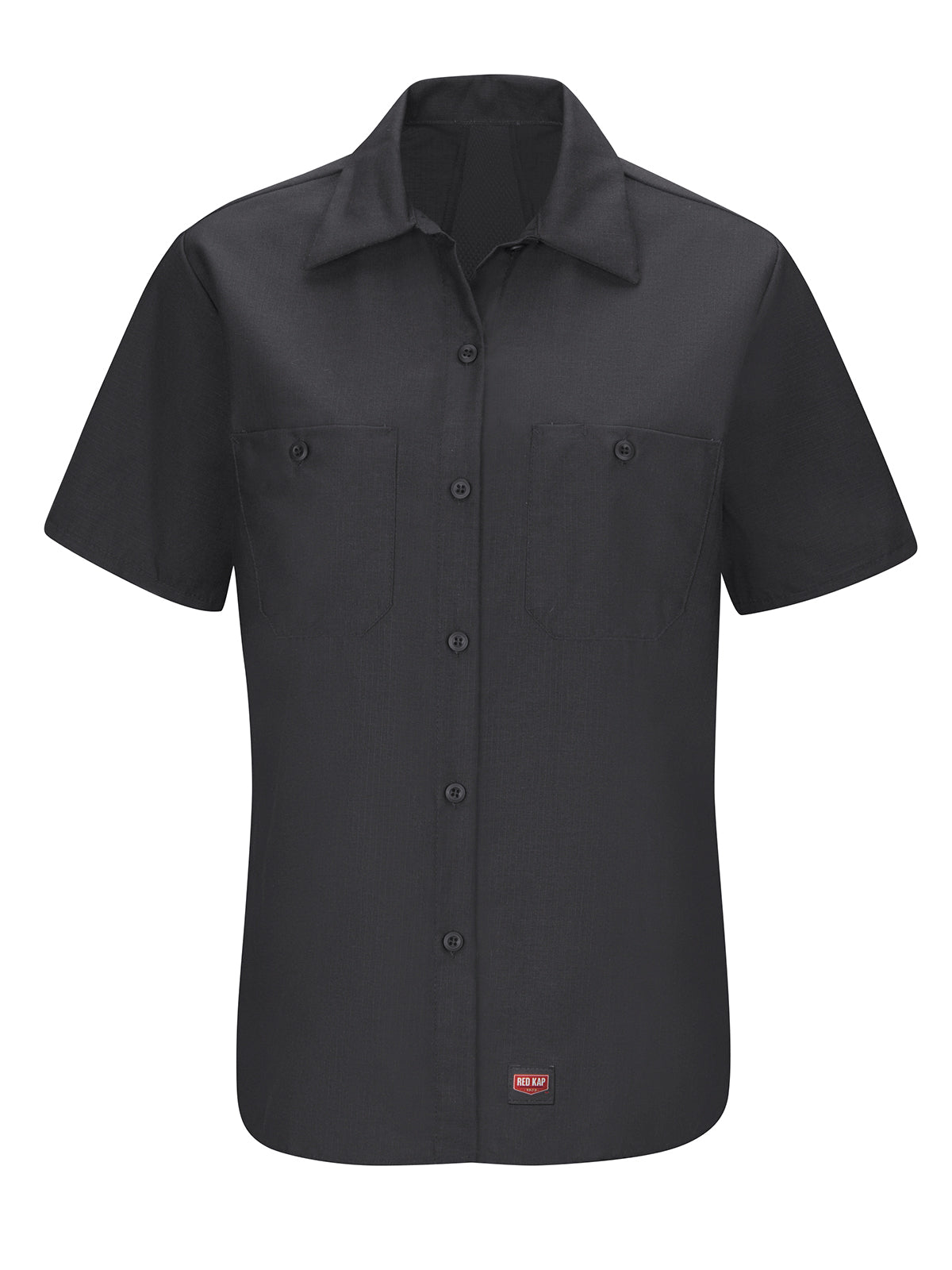 Women's Short Sleeve Mimix Work Shirt - SX21 - Black