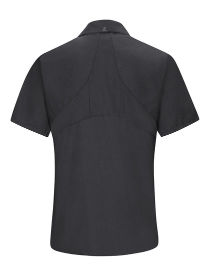 Women's Short Sleeve Mimix Work Shirt - SX21 - Black