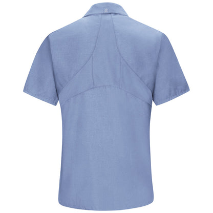 Women's Short Sleeve Mimix Work Shirt - SX21 - Light Blue