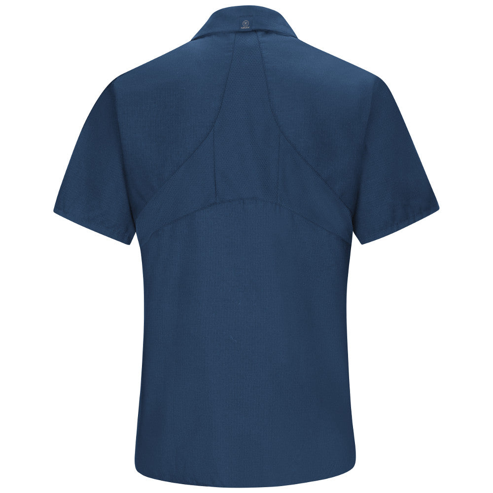 Women's Short Sleeve Mimix Work Shirt - SX21 - Navy