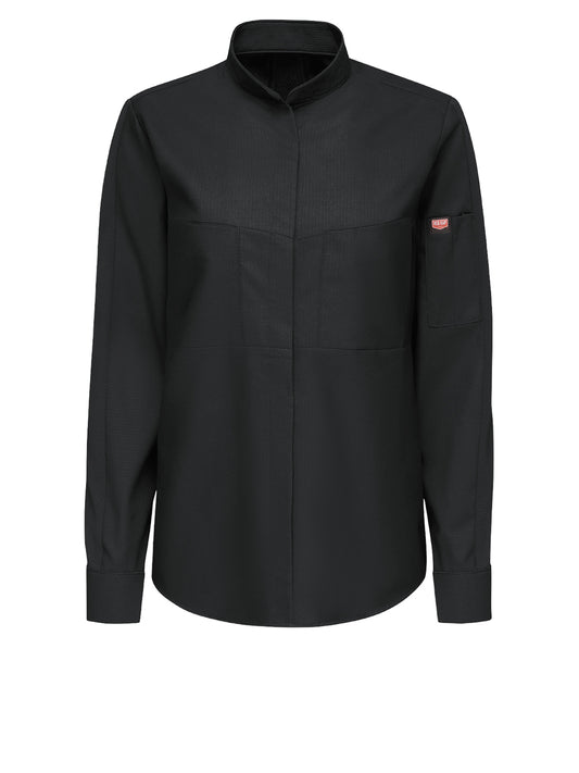 Women's Long Sleeve Performance Pro+ Work Shirt with OilBlok + Mimix™ - SX35 - Black