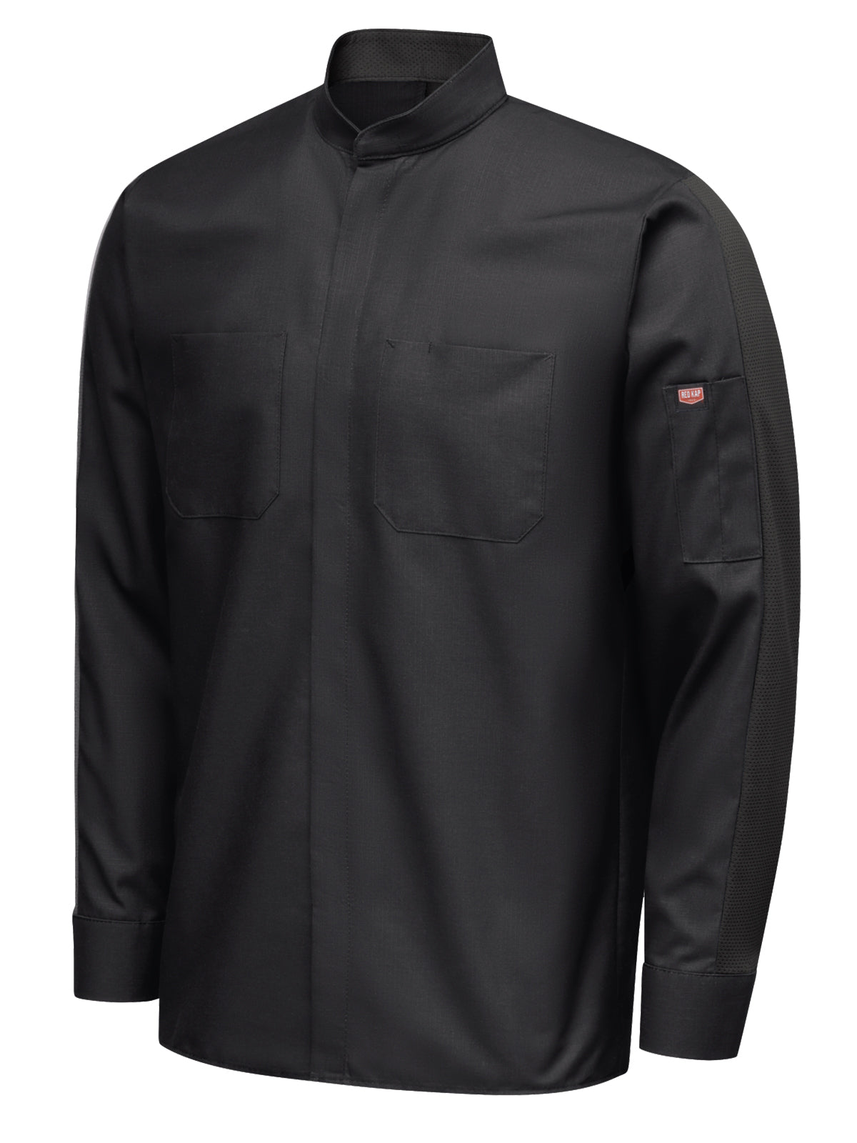 Men's Long Sleeve Two-Tone Pro+ Work Shirt with OilBlok and MIMIX™ - SX36 - Black