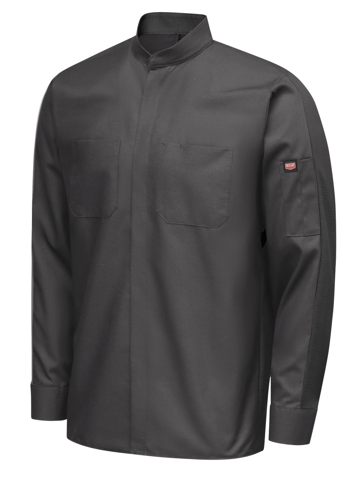 Men's Long Sleeve Two-Tone Pro+ Work Shirt with OilBlok and MIMIX™ - SX36 - Charcoal