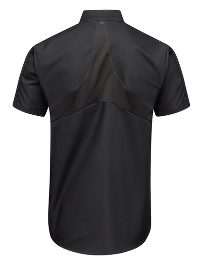 Men's Short Sleeve Two Tone Pro+ Work Shirt with OilBlok and MIMIX™ - SX46 - Black