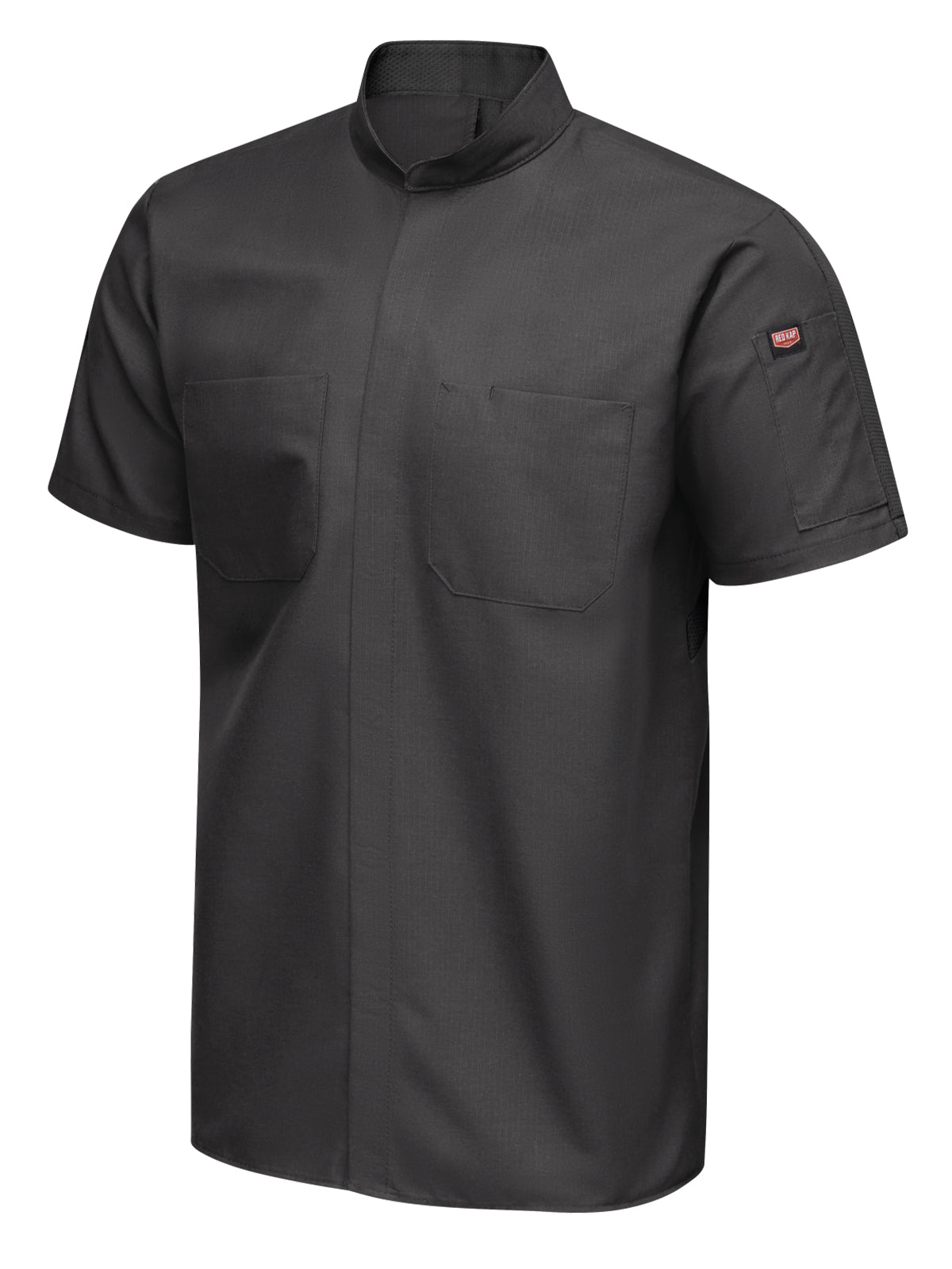 Men's Short Sleeve Two Tone Pro+ Work Shirt with OilBlok and MIMIX™ - SX46 - Charcoal