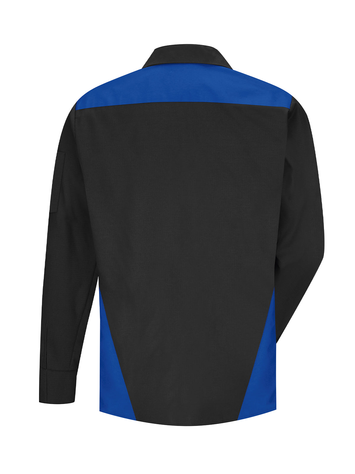 Men's Long Sleeve Tri-Color Shop Shirt - SY18 - Royal Blue