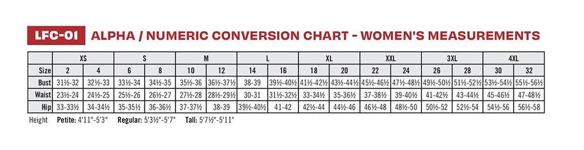 SIZECHART