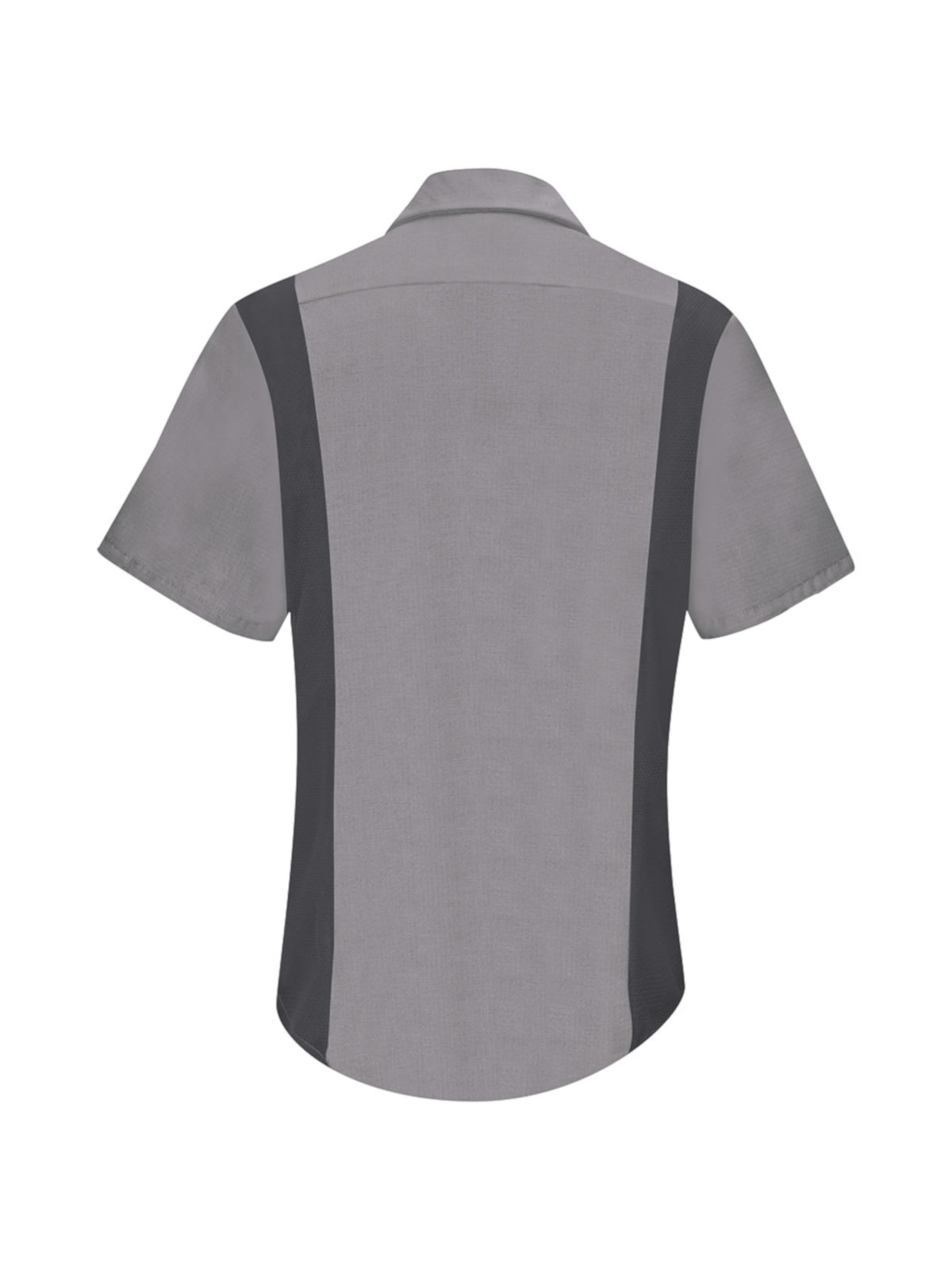 Women's Short Sleeve Performance Plus Shop Shirt - SY41 - Light Grey/Charcoal Mesh