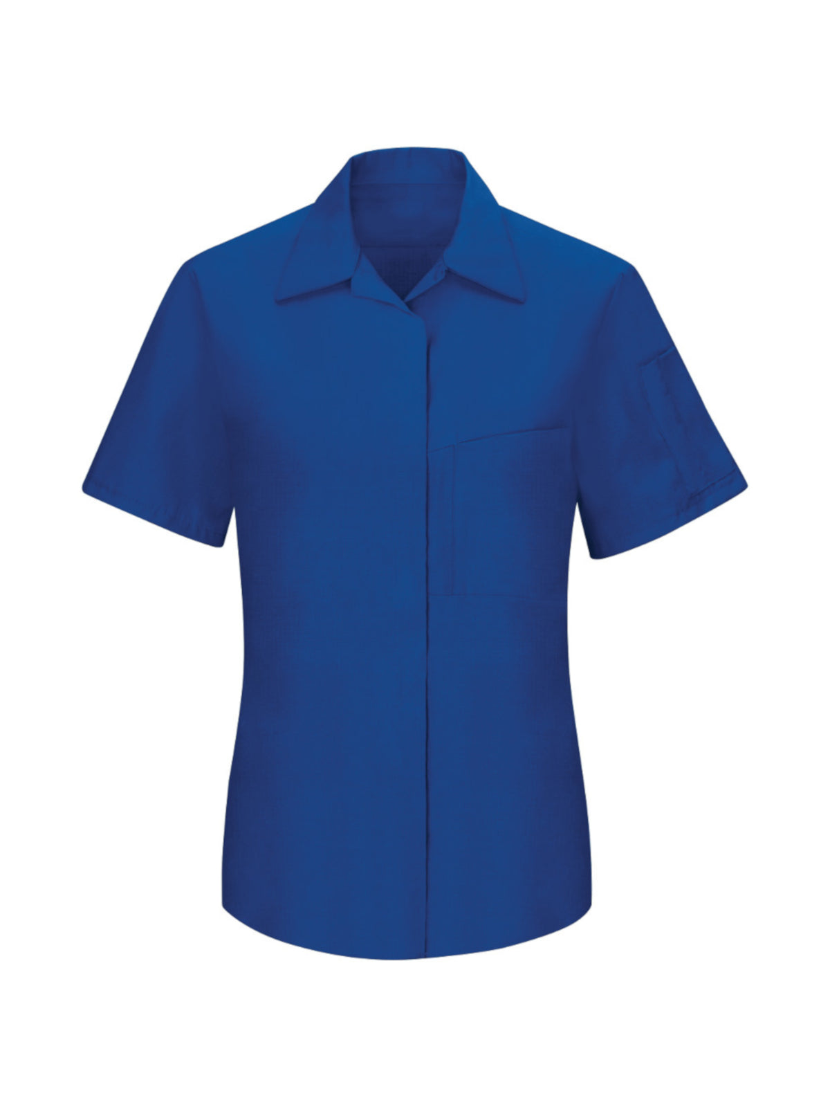 Women's Short Sleeve Performance Plus Shop Shirt - SY41 - Royal Blue