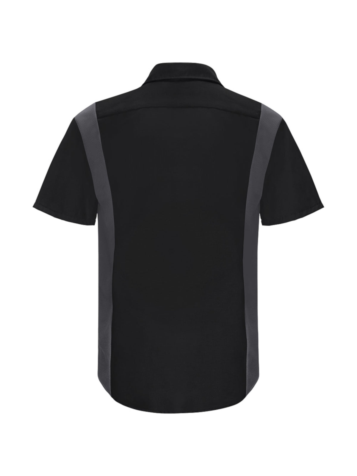 Men's Short Sleeve Performance Plus Shop Shirt - SY42 - Light Grey/Charcoal Mesh